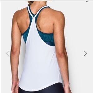 White under armour tank top